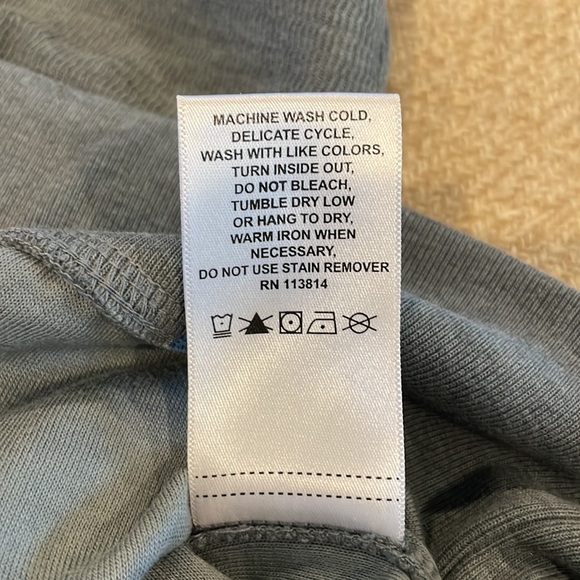 Billy Reid Men Large Hoodie Blue/Gray - Picture 6 of 7